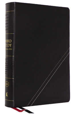 KJV, Word Study Reference Bible, Leathersoft, Black, Red Letter, Comfort Print: 2,000 Keywords that Unlock the Meaning of the Bible