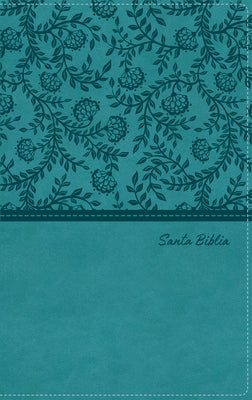 Biblia Reina-Valera 1960, Tierra Santa, Ultrafina letra grande, Leathersoft, Turquesa, con cierre (Spanish Edition)