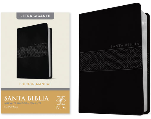 Santa Biblia NTV, Edicin manual, letra gigante (SentiPiel, Negro, Letra Roja) (Spanish Edition)
