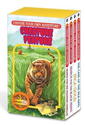 Choose Your Own Adventure 4-Book Boxed Set Creature Feature Box (The Case of the Silk King, Inca Gold, Search for the Black Rhino, Search for the Mountain Gorillas)